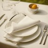 Linen Heart - 100% Ajour Linen Napkin Cream White (47x45cm)