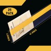 Fainne 25 Pcs Shelf Label Strips 1.25''H x 48"L Self