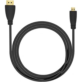 Guy-Tech Micro HDMI to HDMI Cable Cord for GoPro HD Hero 3 11M 12M 5MP 1080P Black/Silver All Edition Camcorder Camera