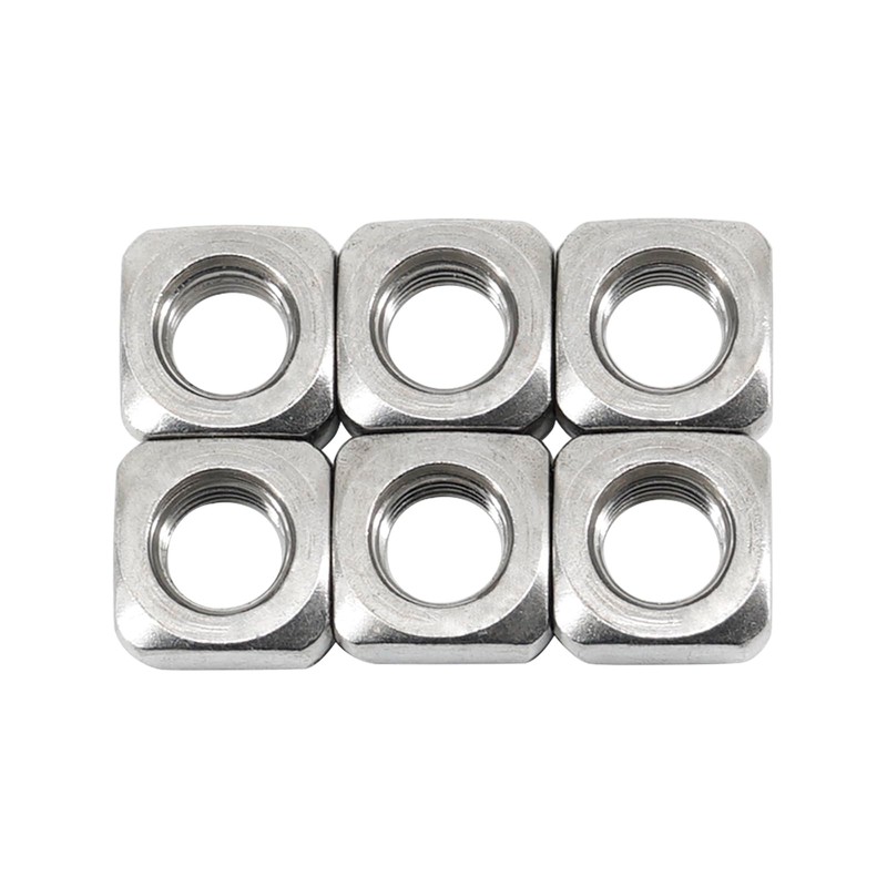 M5 Square Nut 304 Stainless Steel Thread Cutter (Pack of