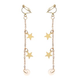 Hemobllo Anti-Lost Wireless Earphone Strap with Connector Wirreless Earphone Drop Earrings Jewelry Accessories Compatible for AirPods Women