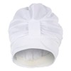 Fashy Stoffbadehaube mit verstellbarem Klettverschluss, weiß, 3473 10