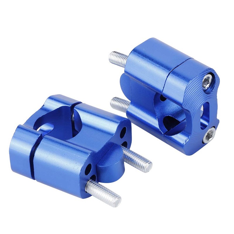 1 Pair Motorbike Handlebar Risers, CNC Aluminum Alloy Motorcycle Handlebar