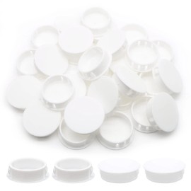 Suiwotin 30PCS 32mm(1 1/4) White Hole Plugs Pipe Insert End Caps (White)