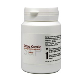 Sango Coral Original Sea Coral Powder from Okinawa, 6 x 100 g, 180 Day Supply, High Bioavailability due to Calcium/Magnesium Ratio 2:1