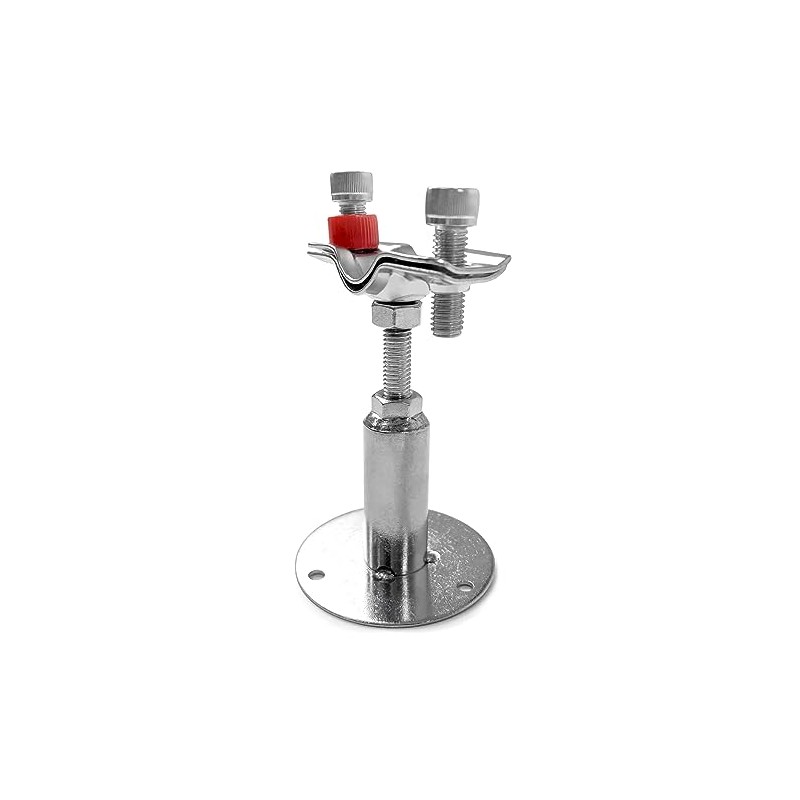 QWORK Adjustable Stainless Steel Pipe Support Bracket Kit - Compatible