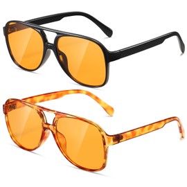 TIANYESY Classic Vintage Aviator Sunglasses for Women Men Large Frame Retro 70s Sunglasses