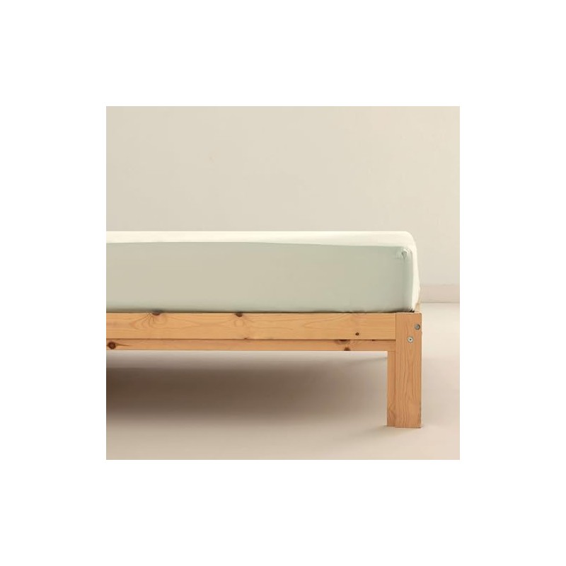 Belum Satin Fitted Sheet, 100% Cotton, 300 Thread Count, 90