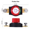 Side Post Battery Disconnect Switch, 12-48V Car Battery Kill Switch,