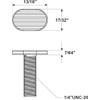 USA Made T-Slot Bolts 1/4”-20 Thread Size T-Bolts, 20 Pack
