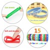 Virtue morals 60 Pieces Christmas Silicone Bracelets Rubber Wristbands 15