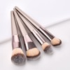 4pcs Professional Makeup Brush Set, Premium Synthetic Foundation Brush Blending