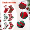 TaimeiMao Christmas Socks, red