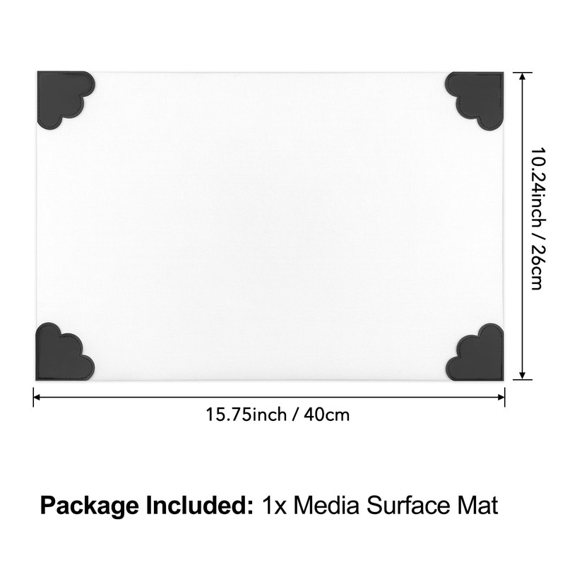 Non-Stick Craft Mat; Heat Resistant Media Surface Mat with Weighted