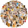 LIFEBE Pack of 100 Cute Cat Stickers, Funny Cute Internet
