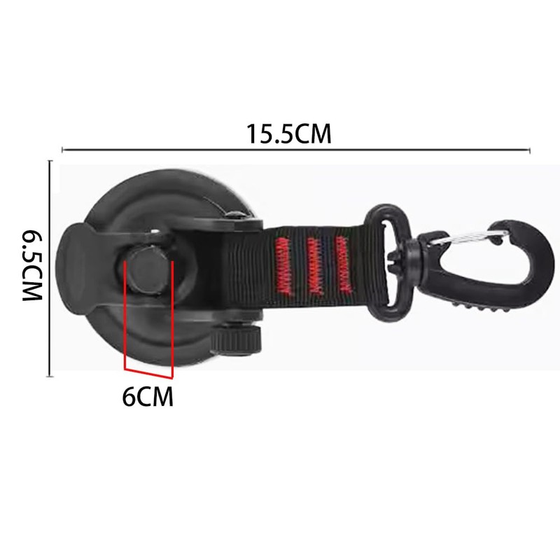 Suction Cup Hook, Super Strong Fastening with One Touch, For