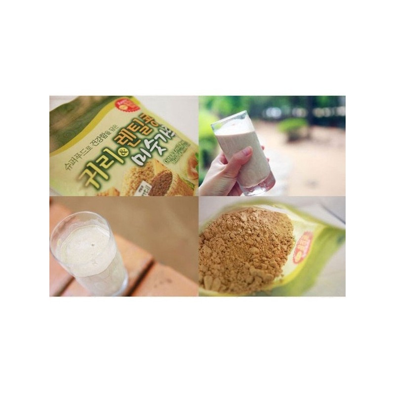 귀리 렌틸콩 미숫가루 700gx2봉 미수가루 선식 간식 아침대용 Oat Lentil