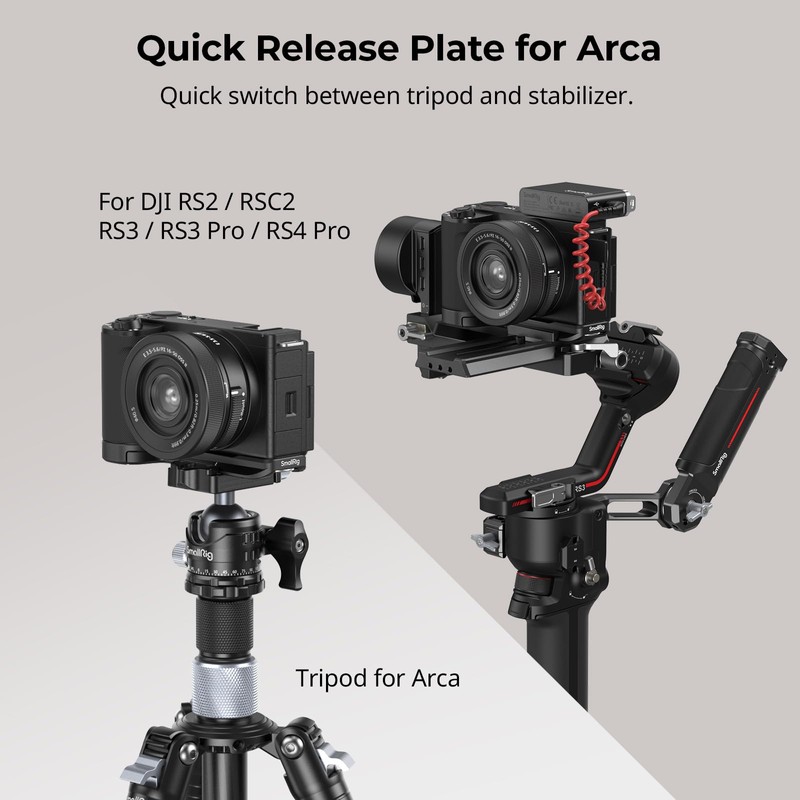 SMALLRIG ZV-E10 II Base Plate for Sony Alpha ZV-E10 II,