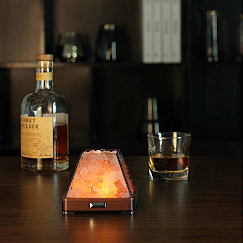 HISUNY Himalayan Salt Lamp, Mini Natural Salt Rock Night Lamp,