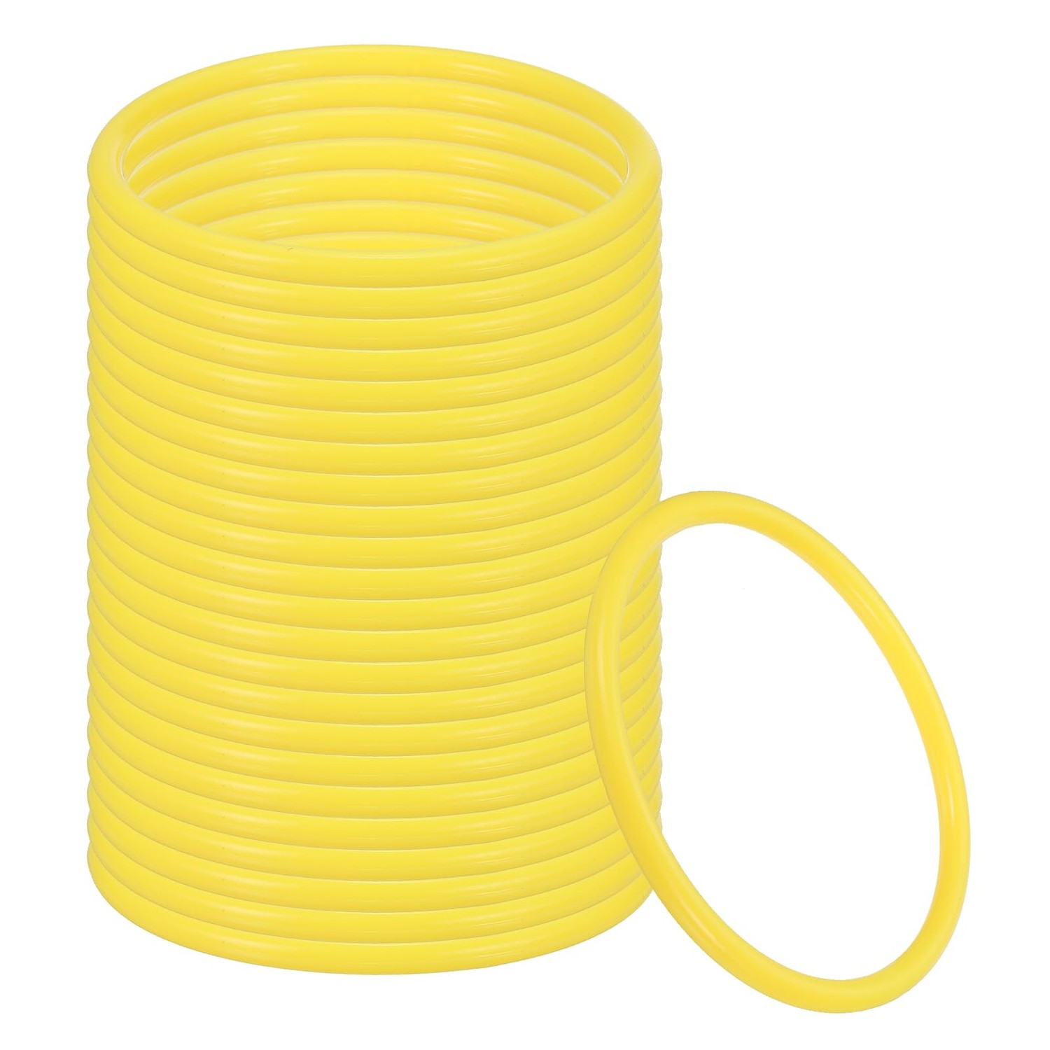 PATIKIL 4.3 Inch Plastic Ring-Toss Rings for Bottles, 24 Pack Carnival ...