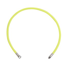 Scuba Choice 36" Nylon Braided Yellow Low Pressure Regulator Hose for 2nd Stage, 250 PSI Working Pressure, 750 PSI Burst Pressure, Durable & Flexible, 90-100kef Tensile Strength, Scuba Diving Gear