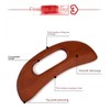 No Brand Carbonized Wooden Gua sha Massage Scraping Scraper Pressure