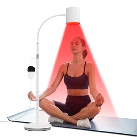 Red Light Lamp with Stand, Relhafethy Red Light COB Chip Designed, Infrared Light Therapy for Home/Office Use(660nm&850nm&941nm)