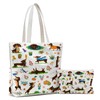 Wazzio Dachshunds Gifts for Women with 2 Pcs Canvas Bag
