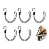 5 Pcs Wheelie Bin Locks, 55 cm Black Universal Heavy