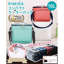 RIMINA Cooler Bag, Soft Cooler, 2.6 gal (10 L), Stylish, Soft, Cute, Foldable, Cationic Black