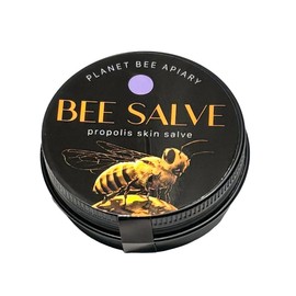 All Natural Lavender Hand Salve - Healing Balm with Beeswax and Propolis - Dry Skin Moisturizer - Planet Bee Apiary Lavender Bee Salve - 1 Ounce