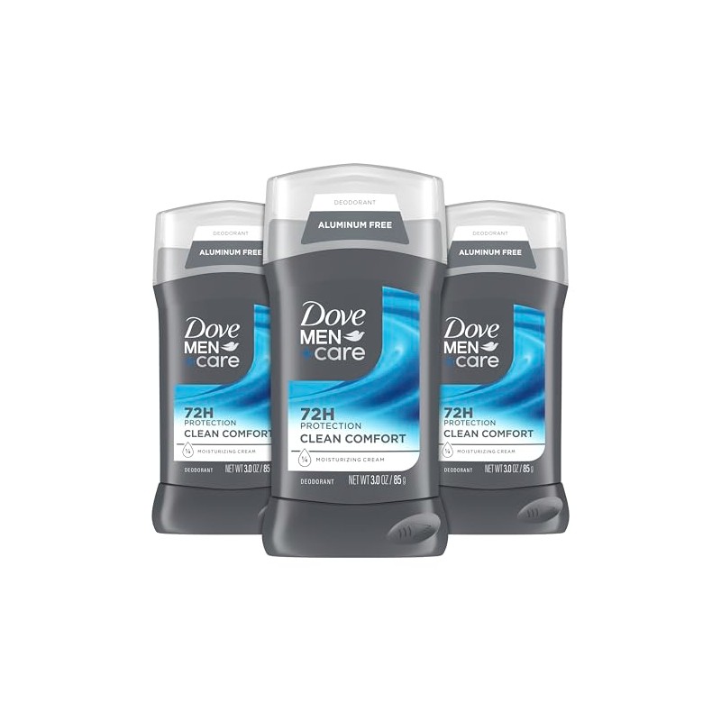Dove Men+Care Deodorant Stick, Clean Comfort, 3 oz ( Pack