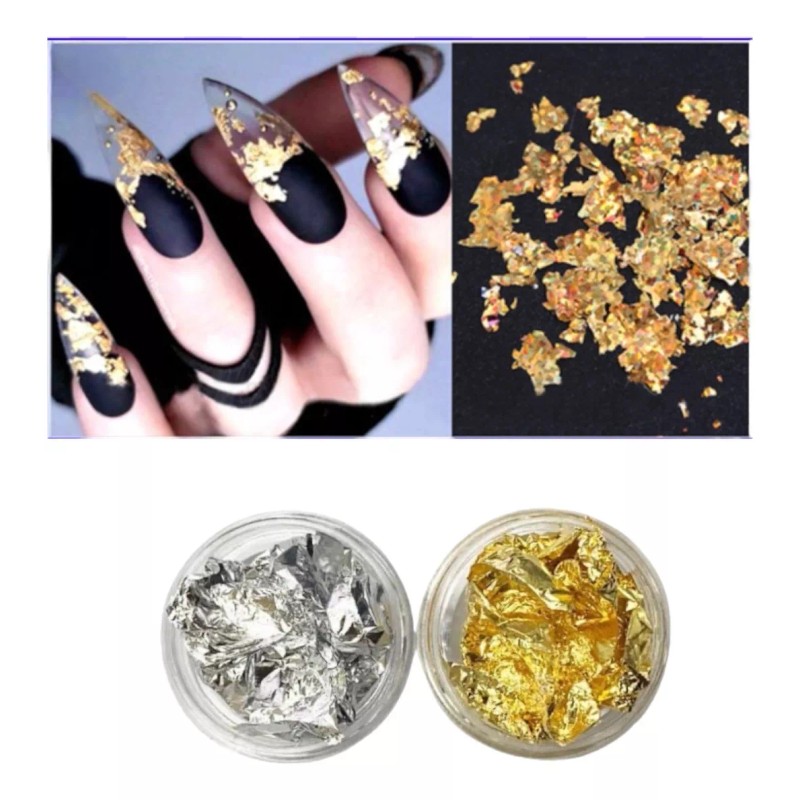 A4f Solutions Hoja De Oro Para Decoración De Uñas Y