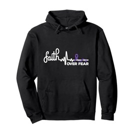 Faith- Hidradenitis Suppurativa Awareness Supporter Ribbon Pullover Hoodie