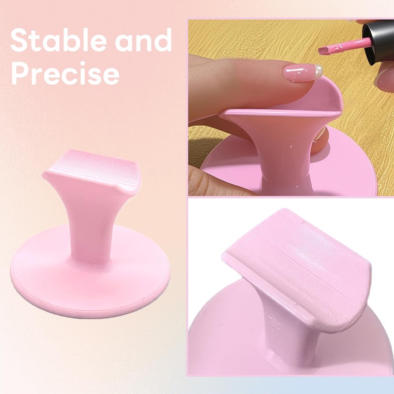 2pcs Manicure Finger Rests - Nail Stand for Steadying and