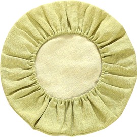 Kelendle Round Floor Pillow Cover Tatami Floor Cushion Cover Straw Japanese Futon Cover Meditation Seating Ottoman Throw Cover Protector for Living Room Indoor Outdoor Light Green,15.75 inches