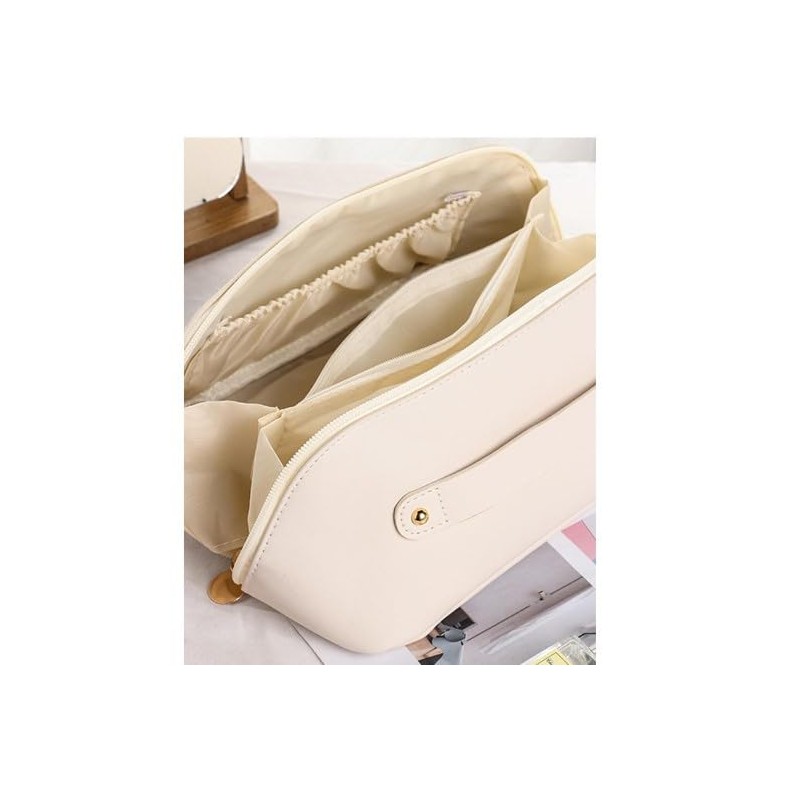 Multifunctional Cosmetic Organizer Bag (Beige)