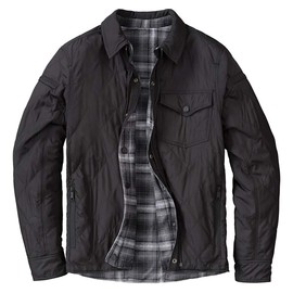 ScorpionEXO Morpheus Reversable Jacket (Black/Plaid Grey - Small)