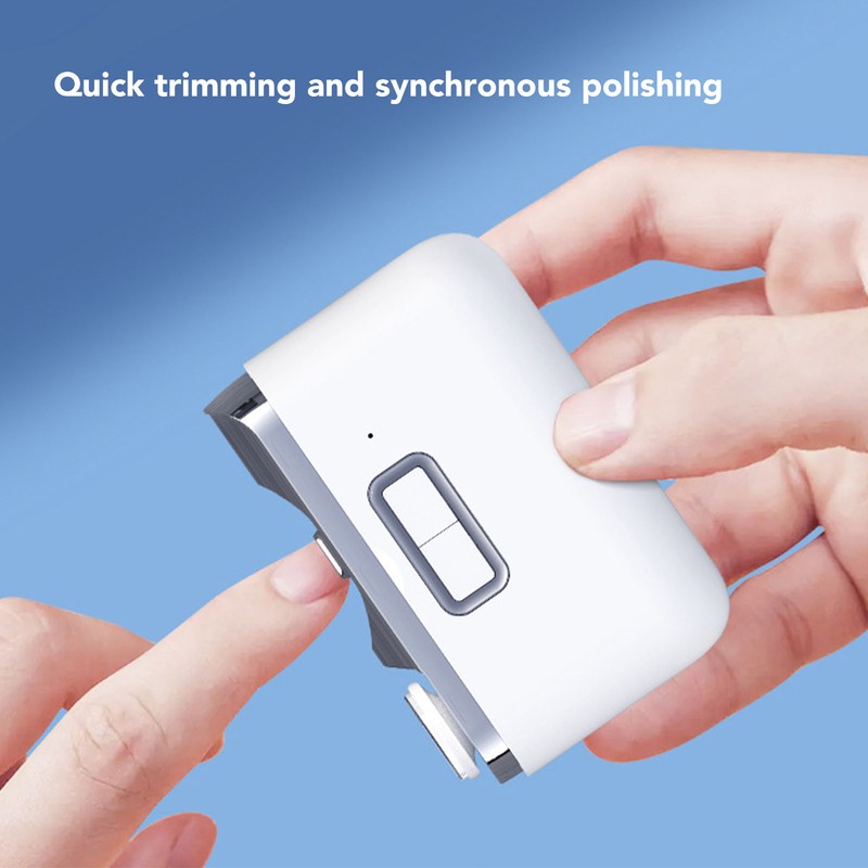 Electric Nail Clipper 2 in 1 Nail Clipper File Portable