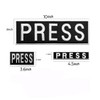 3Pcs Press Patch Set Embroidered Patches for Press Vest Photographer