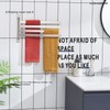 KOKOSIRI Hand Towel Holder Rack Swivel Bathroom Towel Bars Swing