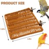 Title: Bird Perch Platform Small Animals Perch Stand Rectangle Breathable
