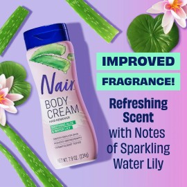 Nair Hair Remover Body Cream Soothing Aloe & Waterlilly 7.9 oz