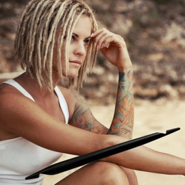 Black Interlocking Tool for Locs, Dual-Ended Metal Dreadlock Crochet Needle, Hair Styling Dreads, Retightening Tool, Loc Maintenance, Microlocks, Small/Medium Locs, Dreadlocks Crochet Hooks Crochet