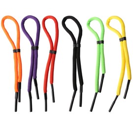 Vinyl Quote Me 6 Pack Floating Sunglass Straps, Adjustable Eyewear Retainer, Floating Glasses Straps Antislip, Safety Eyeglass Strap, Holder, Chain, Cord, Lanyards Reading Glasses String (6)