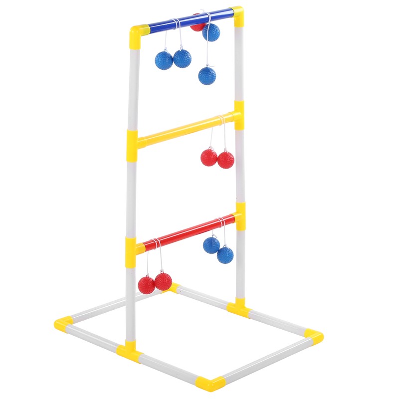 Portable Ladder Ball Toss Game Set Indoor Outdoor Patio Backyard