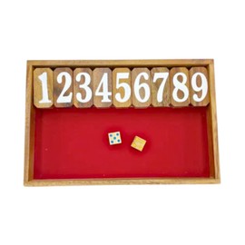 KINOKINO Jackpot Dice Board Game Dice Game Jackpot Dice Game (Red)