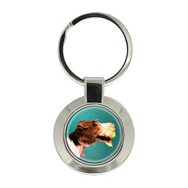 Wire Fox Terrier Key Ring