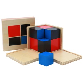 Adena Montessori Binomial Cube Montessori Sensorial Educational Toys for Kids Learning Early Educational Toys