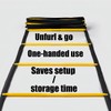 Tangle-Free Agility Ladder Speed Training Equipment - 2lbs Heavy Duty